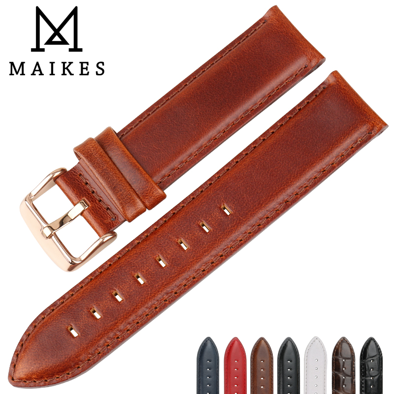 Daniel Wellington Watches & Jewelry Online Store - MAIKES Watch Accessories Genuine Leather Watch