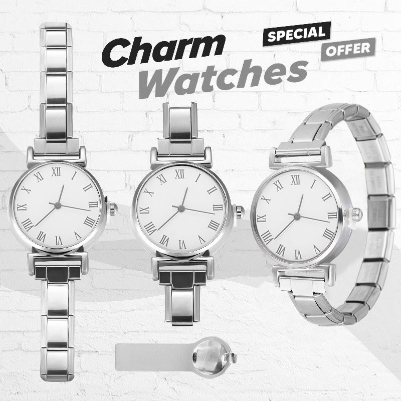 Jewelry Type Watches - New Fashion Men Women's Stainless Steel