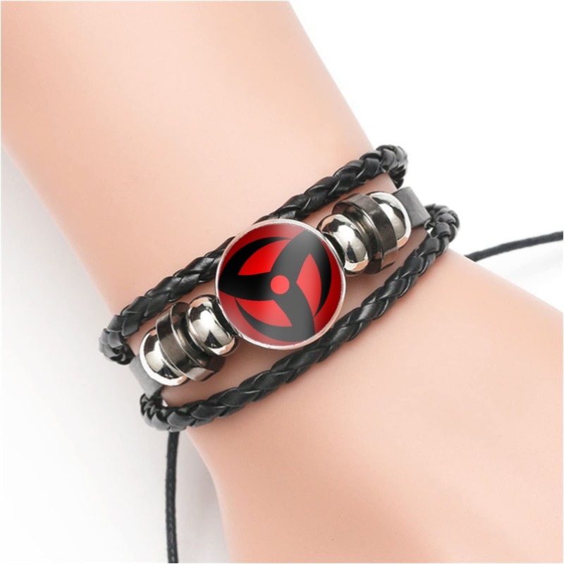 Anime Naruto Snap Weave Leathe - Leather Bracelet ulasan dan harga