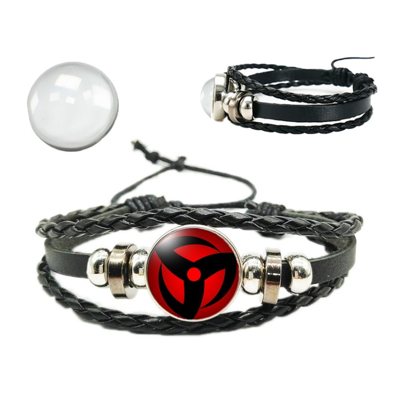 Anime Naruto Snap Weave Leathe - Leather Bracelet ulasan dan harga