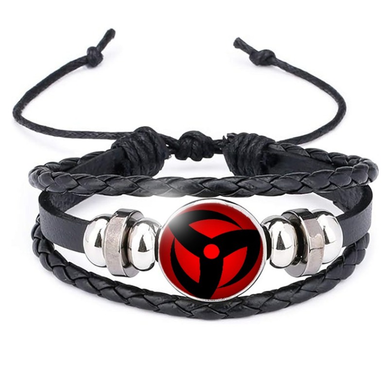 Anime Naruto Snap Weave Leathe - Leather Bracelet ulasan dan harga