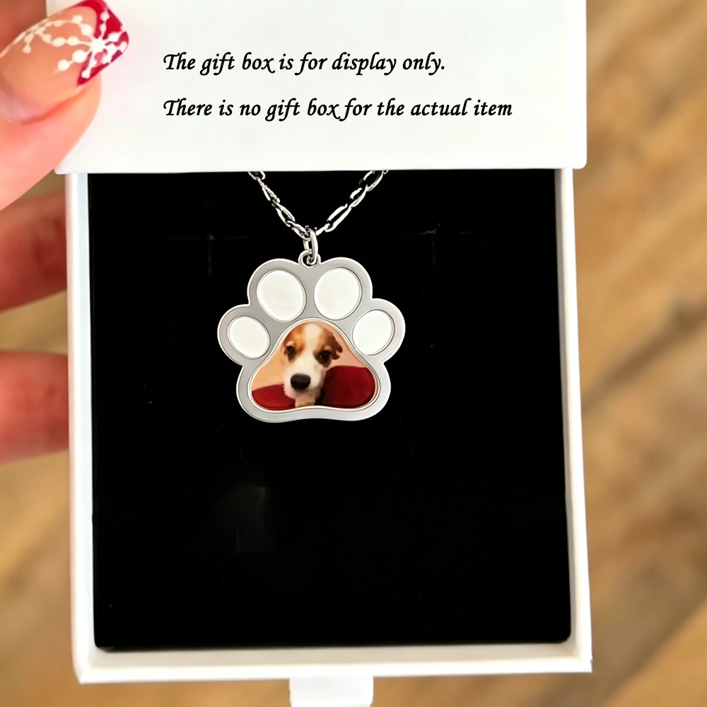 Personalized Pet Paw Colors Pr - Engraved Name Necklace ulasan dan harga
