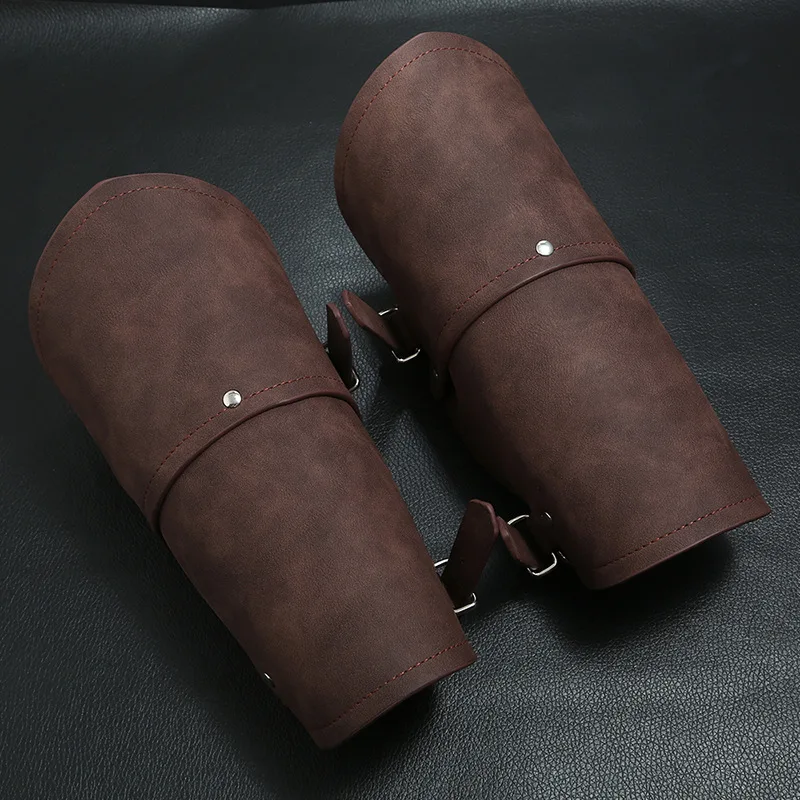 Medieval Armor Gloves Wide Cuf - Leather Bracelet ulasan dan harga