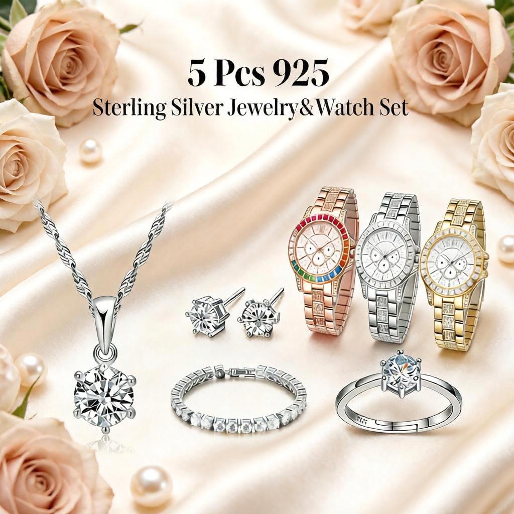 Pretty 925 Sterling Silver Geo - Best Jewelry Watches Women ulasan dan harga