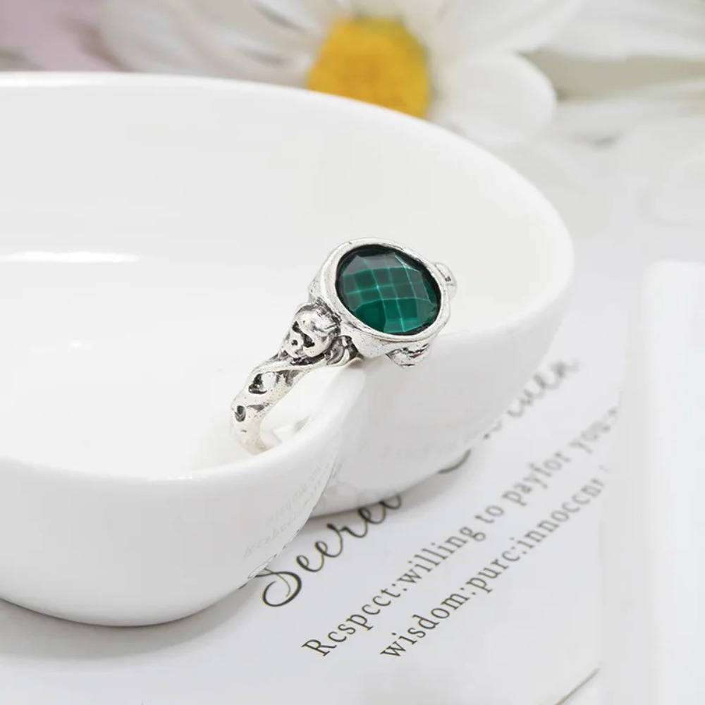 New Vintage Niche Classic Pira - Gothic Skull Ring ulasan dan harga