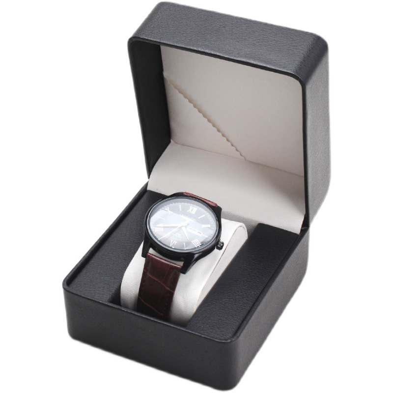 Watch Storage Box Pu Single Wa - Jewelry Type Watches ulasan dan harga