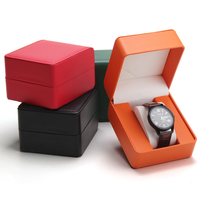 Watch Storage Box Pu Single Wa - Jewelry Type Watches ulasan dan harga
