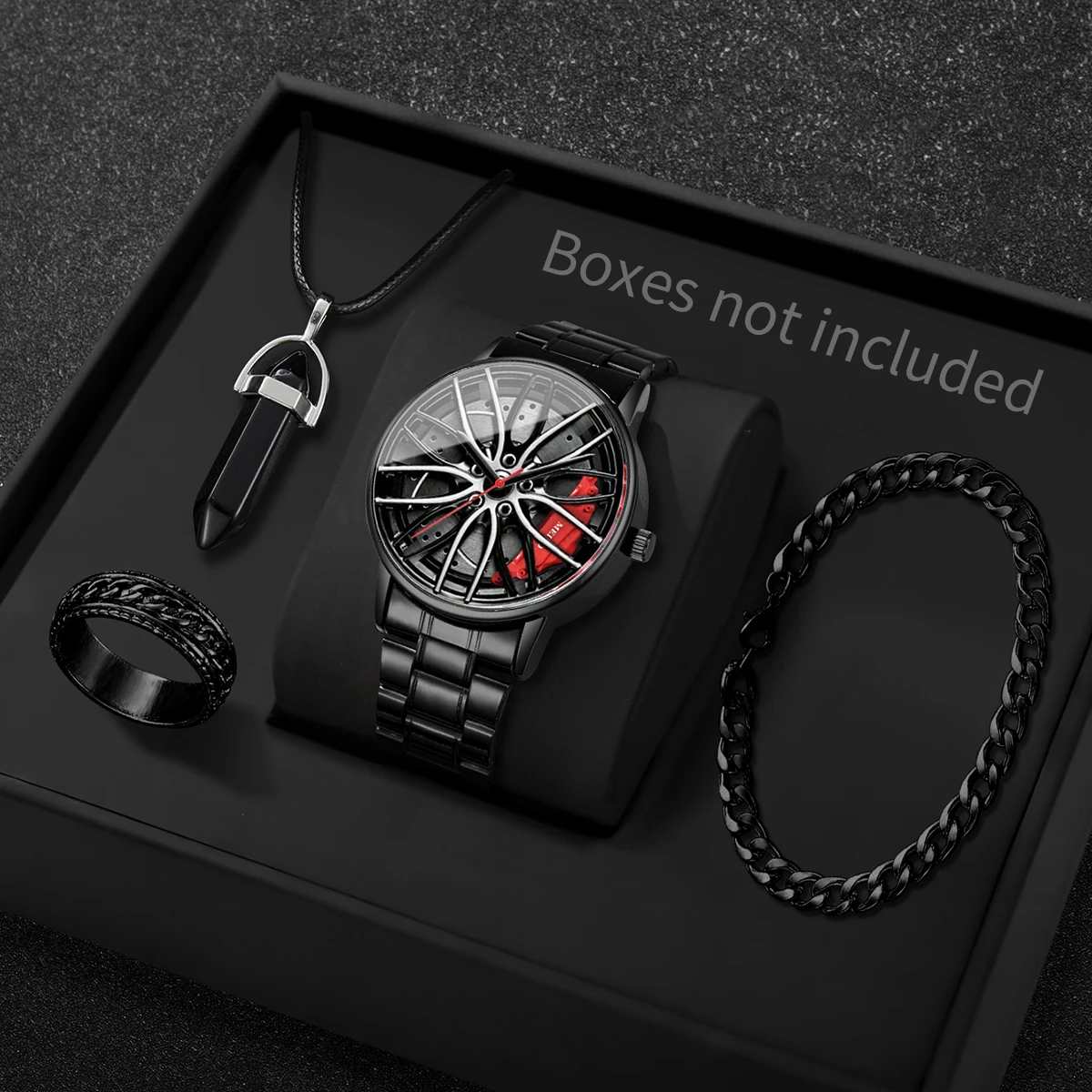 4PCS/Set Fashion 3d Car Wheel  - Jewelry Type Watches ulasan dan harga