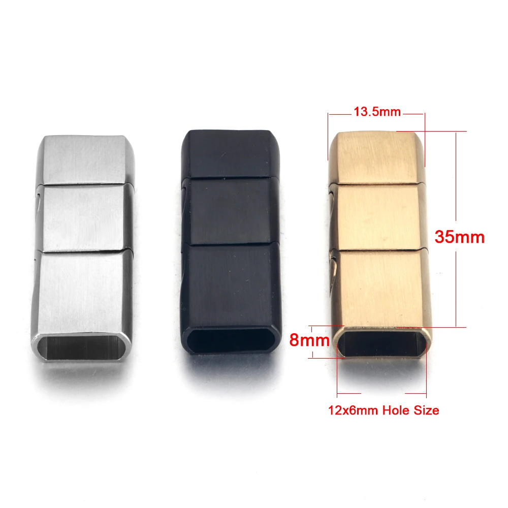 Extended Stainless Steel Clasp - Leather Bracelet ulasan dan harga