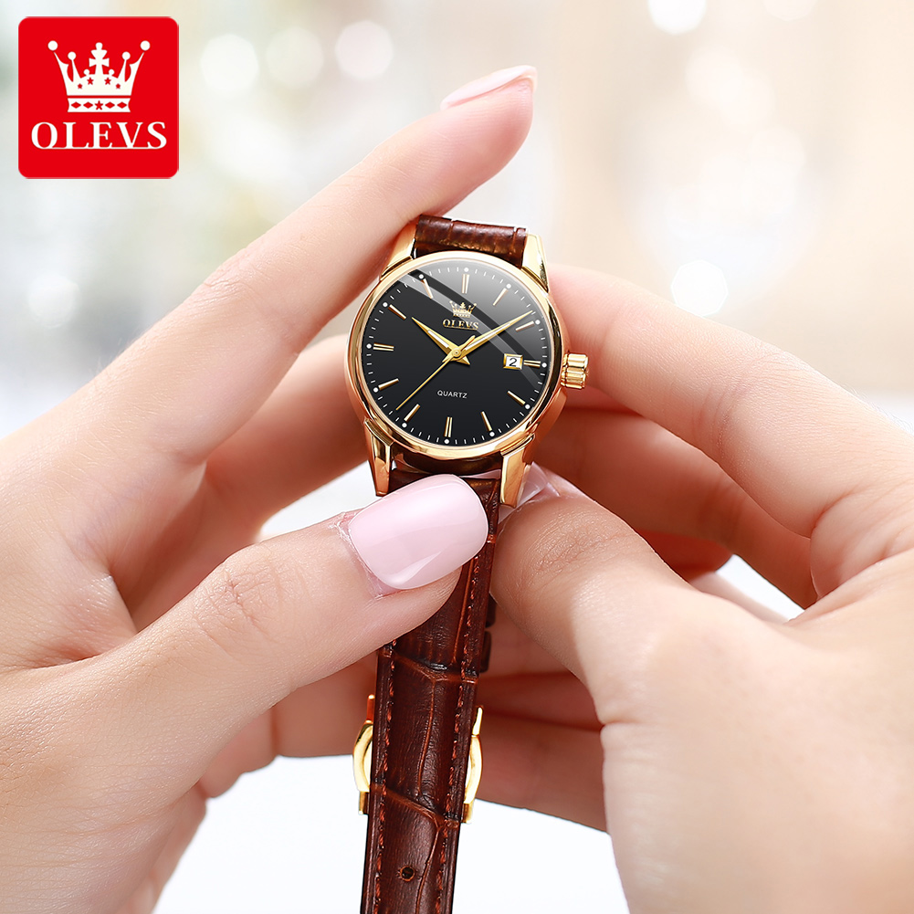 OLEVS Watch 6898 Women Watches - Leather Bracelet ulasan dan harga