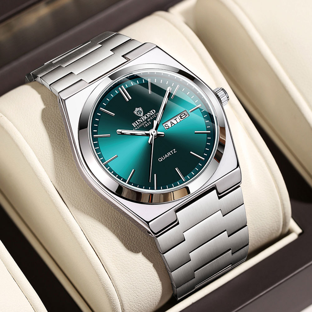 BINBOND Genuine Men Watch Ligh - Seiko Watch 5 Sports ulasan dan harga