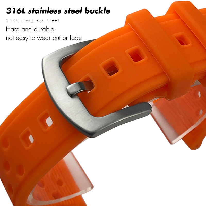 Soft Rubber Silicone Watchband - Seiko Watch 5 Sports ulasan dan harga