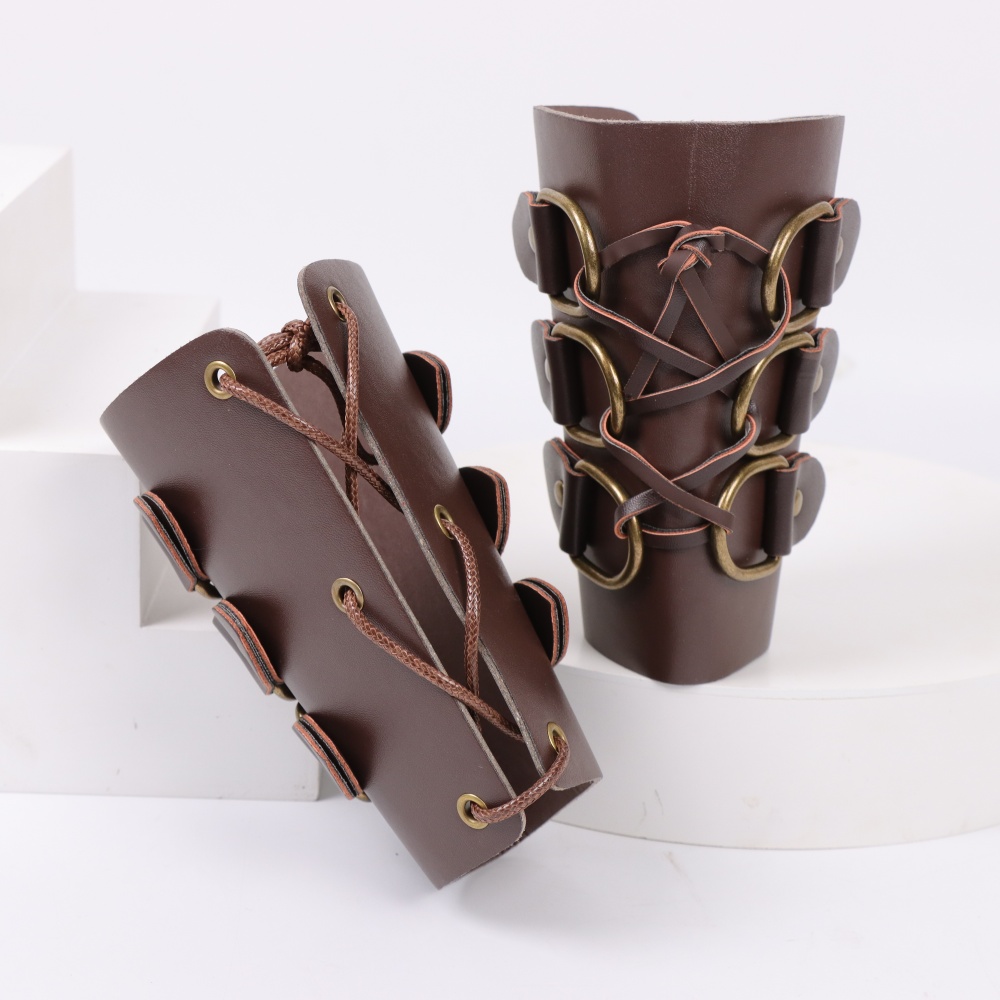 Medieval Archery Leather Long  - Leather Bracelet ulasan dan harga