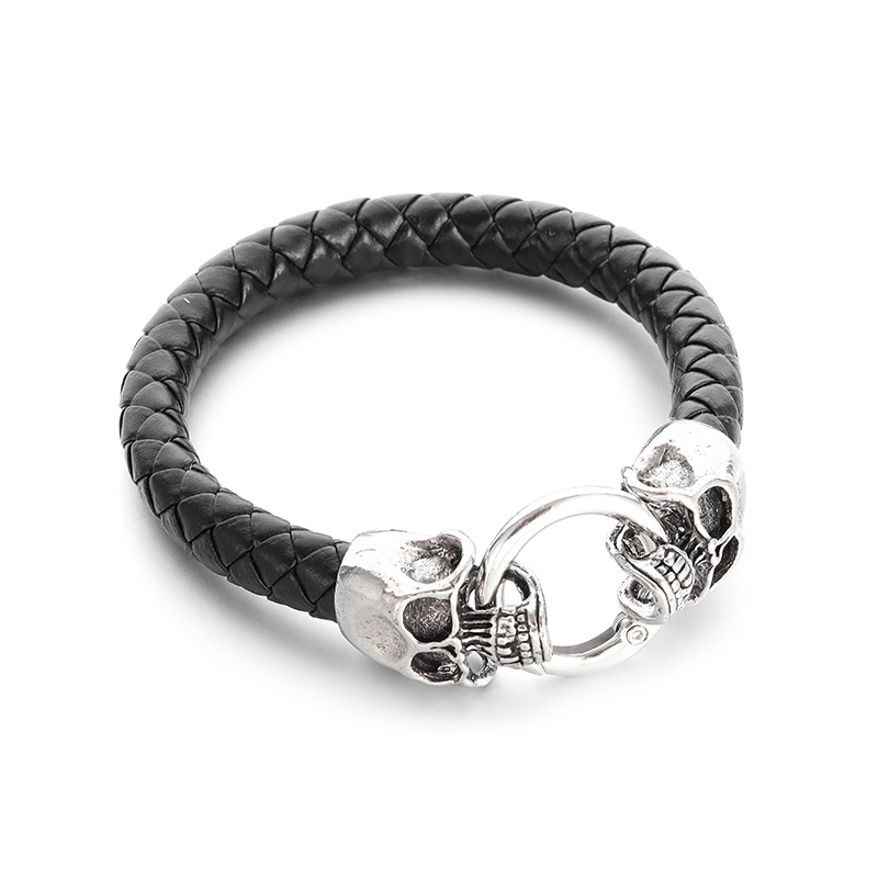 Gothic Double Skull Black Brai - Gothic Skull Ring ulasan dan harga