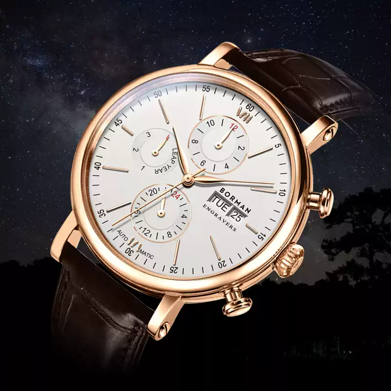 Berman 2026 New Men's Watch Wa - Leather Bracelet ulasan dan harga
