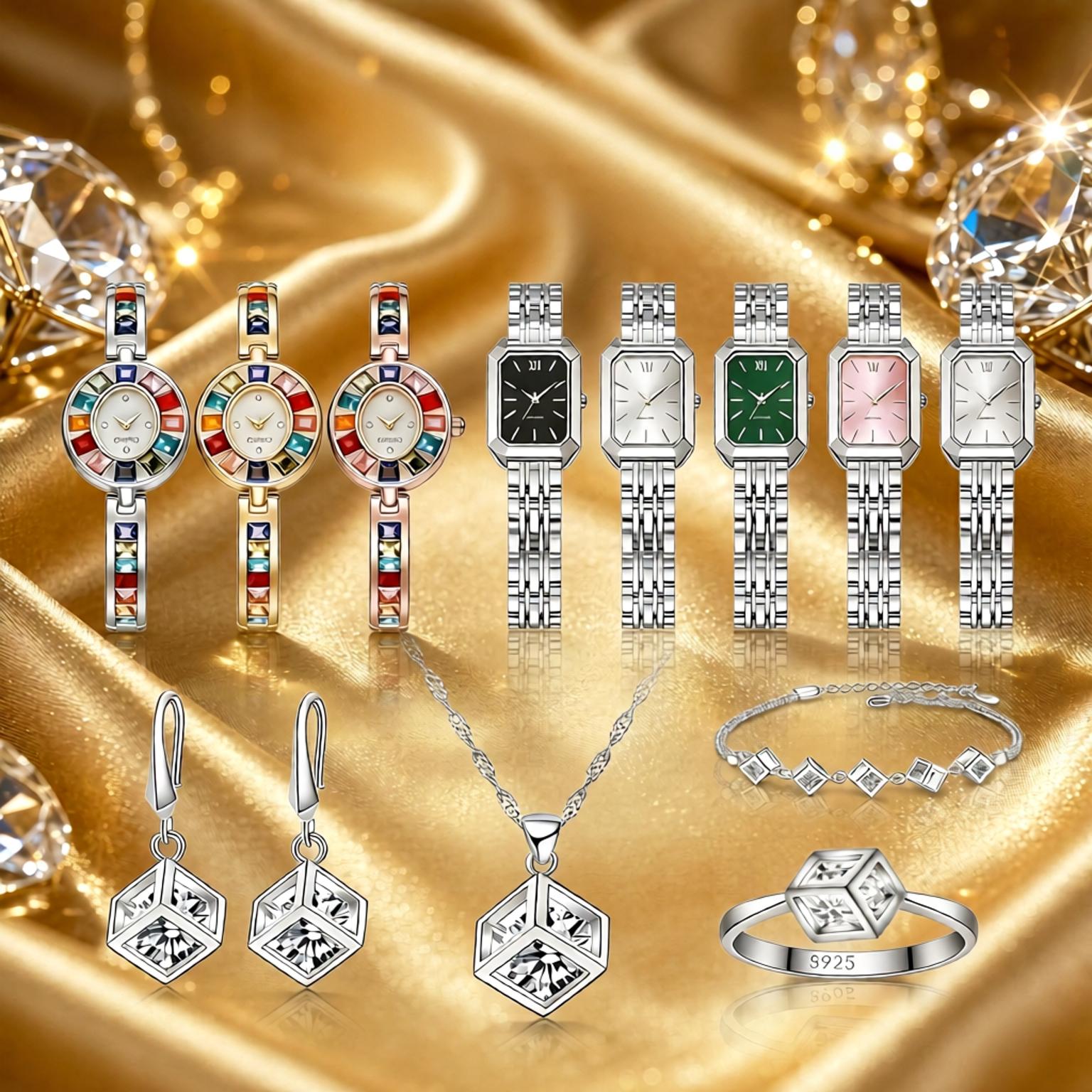 Exquisite 925 Sterling Silver  - Best Jewelry Watches Women ulasan dan harga