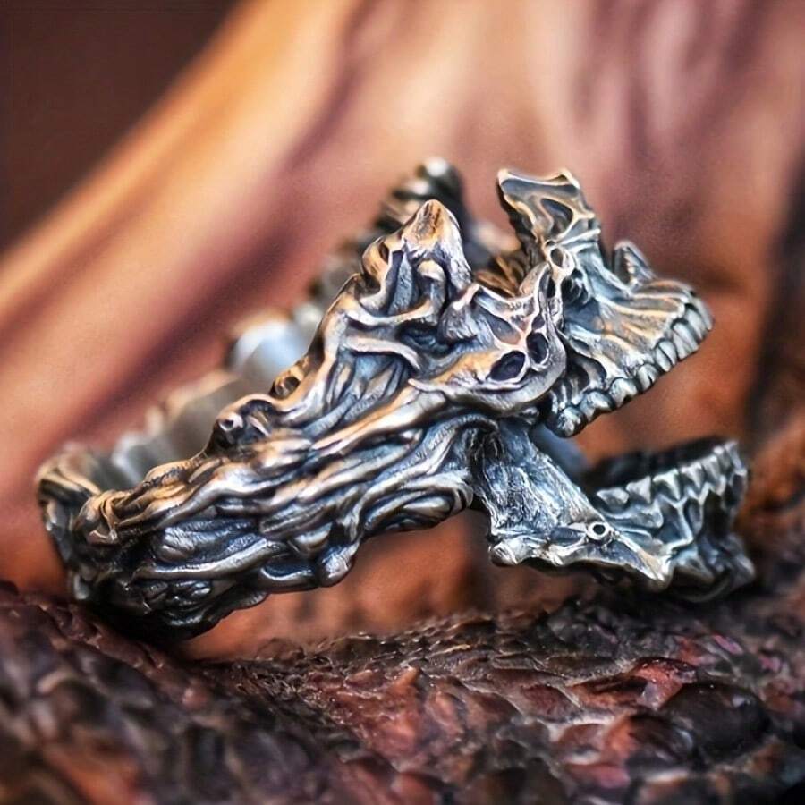 Vintage Gothic Death Skull Mas - Gothic Skull Ring ulasan dan harga