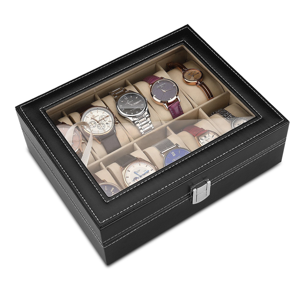 10-bit PU Leather Gray flannel - Best Jewelry Watches Women ulasan dan harga