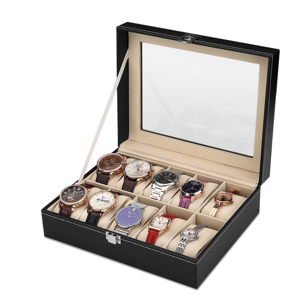 10-bit PU Leather Gray flannel - Best Jewelry Watches Women ulasan dan harga