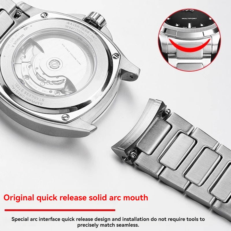 22mm Curved Stainless Steel &  - Jewelry Type Watches ulasan dan harga