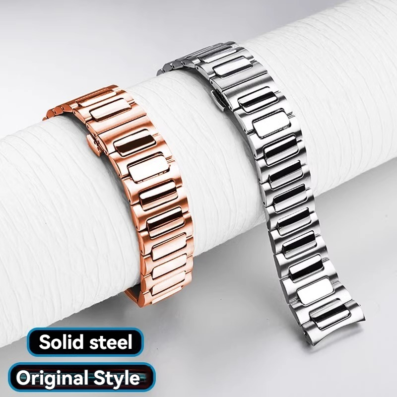 22mm Curved Stainless Steel &  - Jewelry Type Watches ulasan dan harga