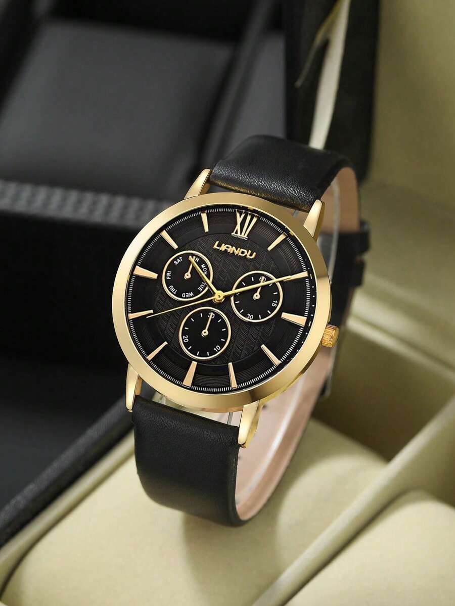 LIANDU LIANDU 1 Set Men's Fash - Leather Bracelet ulasan dan harga
