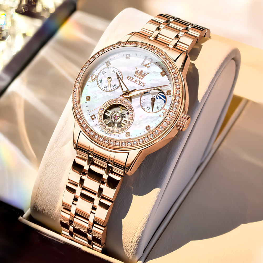OLEVS Women's Watches Top Bran - Leather Bracelet ulasan dan harga
