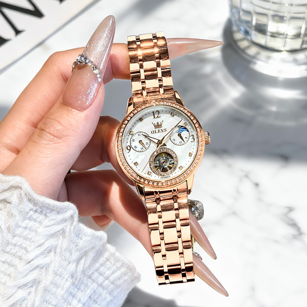 OLEVS Women's Watches Top Bran - Leather Bracelet ulasan dan harga