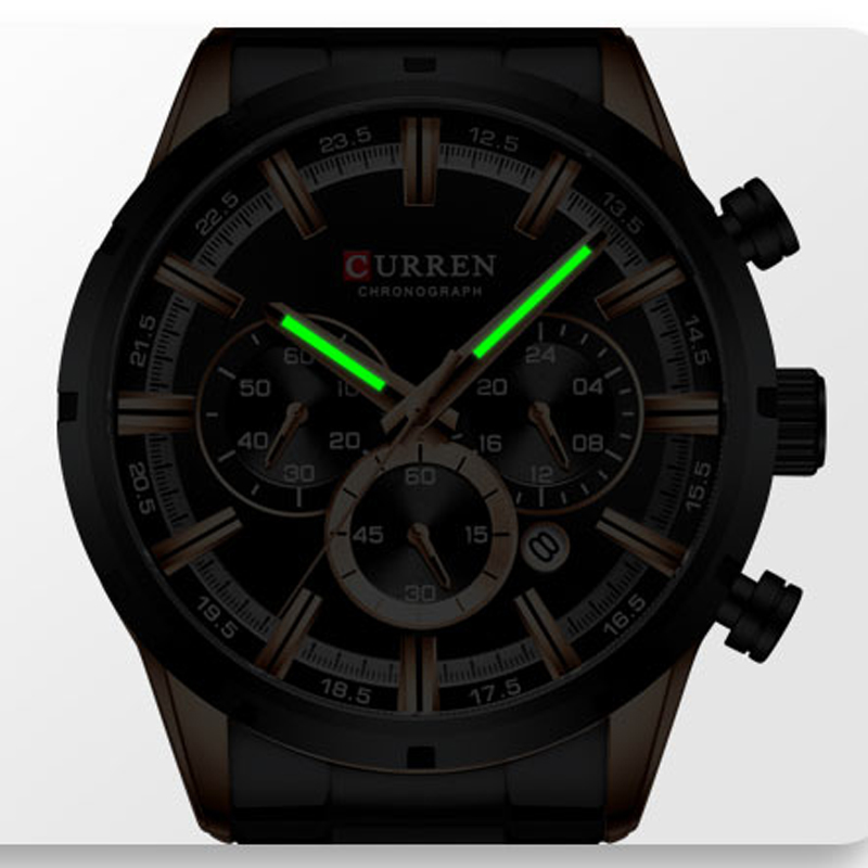 CURREN Top Brand Military Quar - Seiko Watch 5 Sports ulasan dan harga