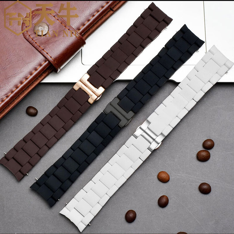 20mm 23mm rubberized steel str - Jewelry Type Watches ulasan dan harga